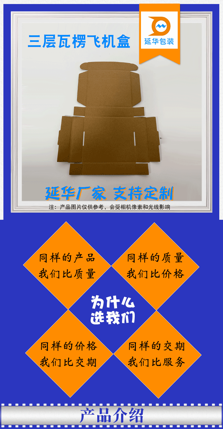 三層瓦楞飛機盒 三層瓦楞飛機盒
